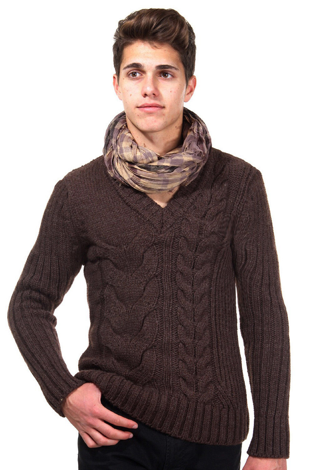 R-NEAL Pullover V-Ausschnitt slim fit auf oboy.de