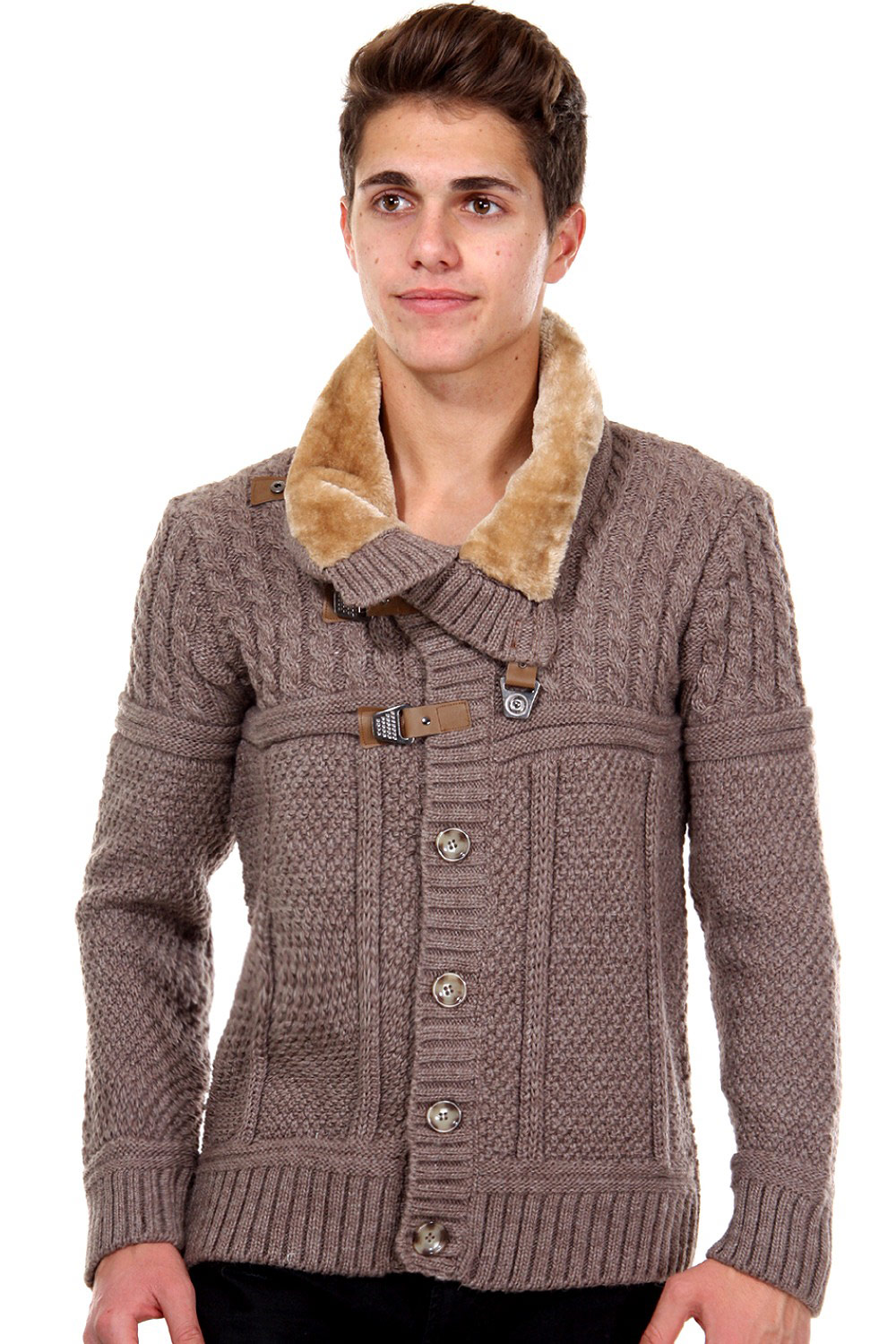R-NEAL Strickjacke slim fit auf oboy.de