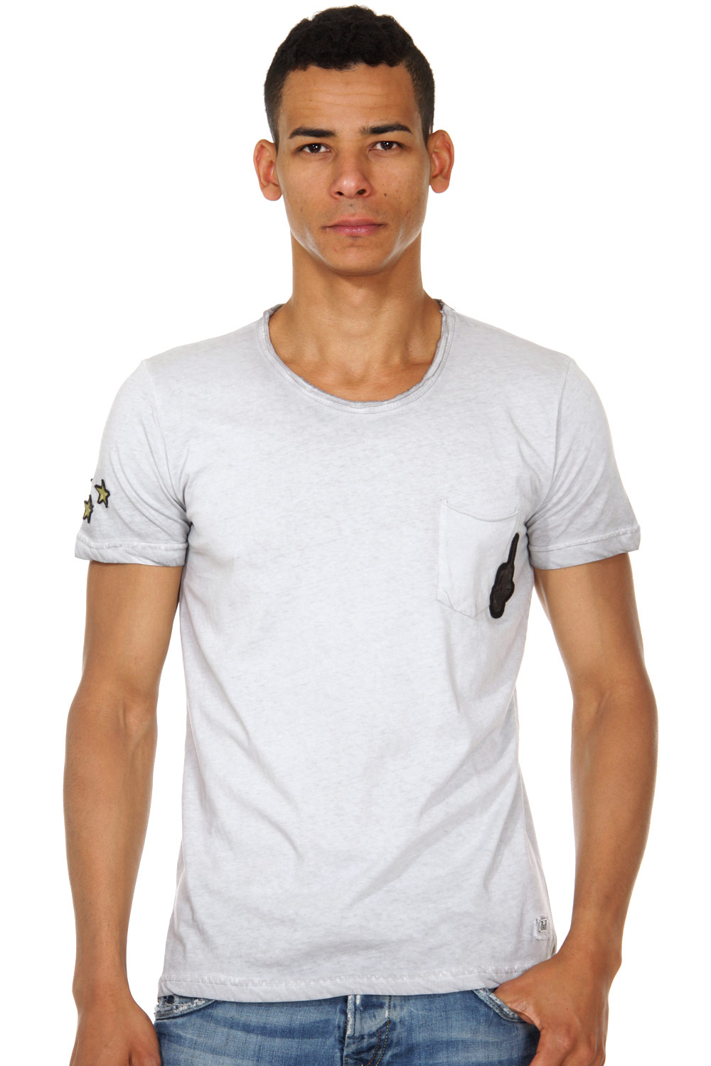 R-NEAL T-Shirt Rundhals slim fit auf oboy.de