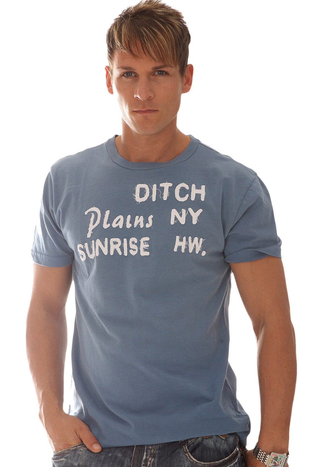 DITCH PLAINS Vintage T-Shirt Fancy auf oboy.de