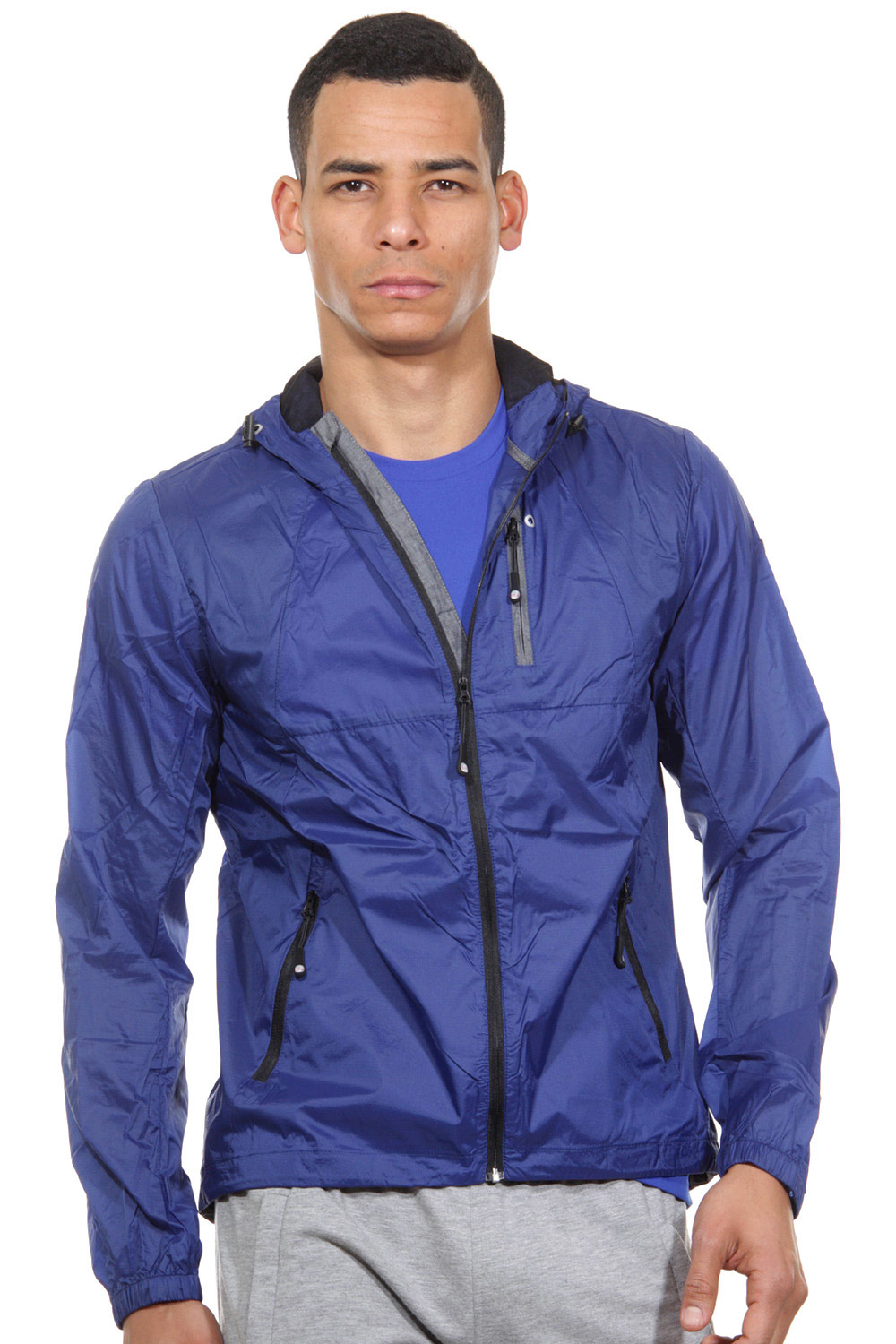 EXUMA ACTIVE Laufjacke mit Kapuze slim fit auf oboy.de