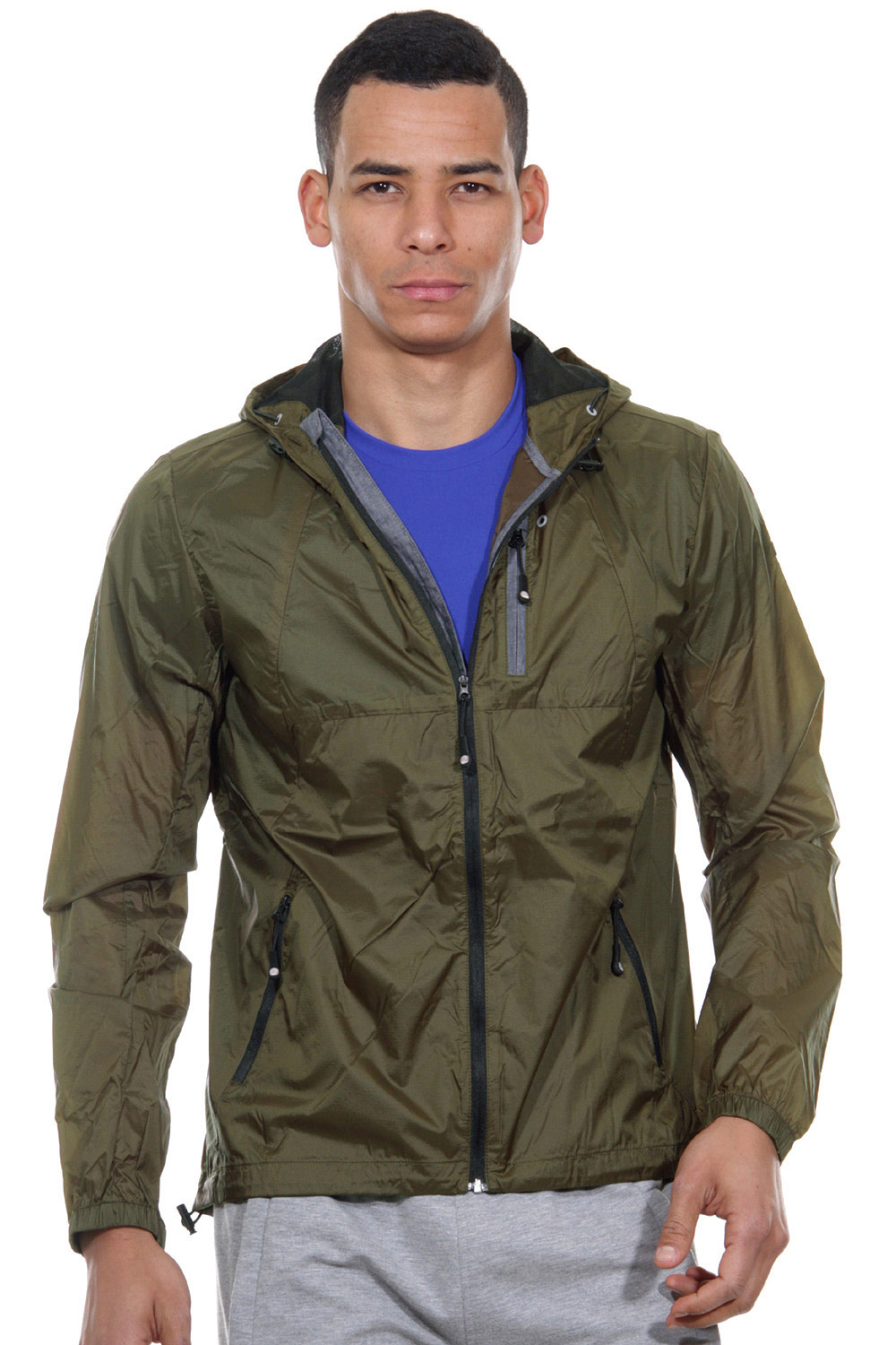 EXUMA ACTIVE Laufjacke mit Kapuze slim fit auf oboy.de