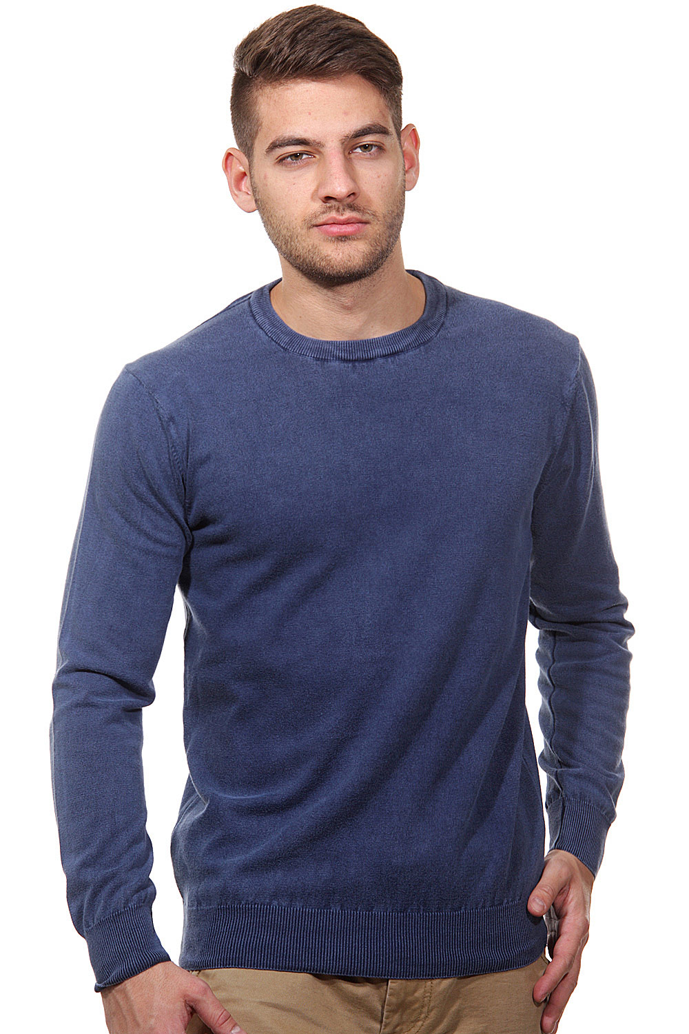 EXUMA Pullover Rundhals slim fit auf oboy.de