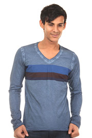 R-NEAL Langarmshirt V-Ausschnitt regular fit auf oboy.de