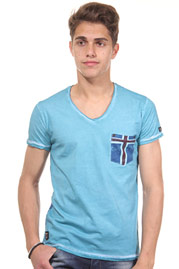 R-NEAL T-Shirt V-Ausschnitt slim fit auf oboy.de