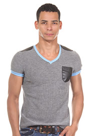 R-NEAL T-Shirt V-Ausschnitt slim fit auf oboy.de